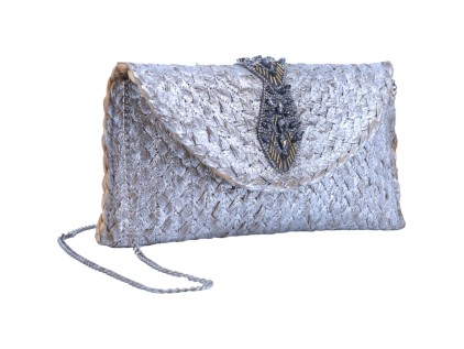 CLUTCH JUTE BAG SELMA